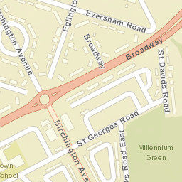 8 Broadway, Grangetown, Middlesbrough, Redcar and Cleveland T Street Map