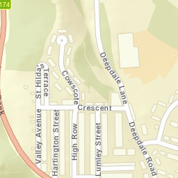 Loftus Bank, Saltburn-by-the-Sea, Redcar and Cleveland TS13,  Street Map
