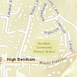 13 Main Street, Bentham, Lancashire County Street Map