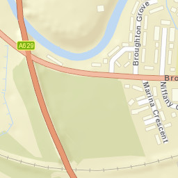 28 Broughton Avenue, Skipton, North Yorkshire Street Map