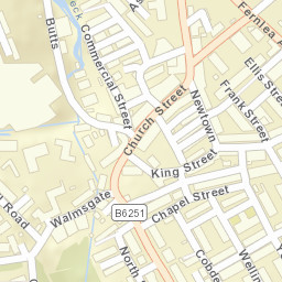 32 Church Street, Barnoldswick, Lancashire Street Map