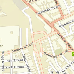 Seasiders Way, Blackpool FY1, UK Street Map