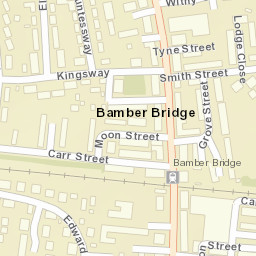 182 Station Road, Bamber Bridge, Preston, Lancashire PR5 6TP, Street Map