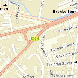 Dewsbury Road, Wakefield, West Yorkshire Street Map