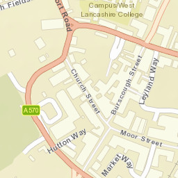 44-46 Church St, Ormskirk, Lancashire L39 Street Map