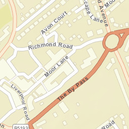 The By-Pass, Waterloo, Merseyside L23, UK Street Map