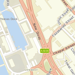 22-24 Chapel Street, Liverpool, Merseyside Street Map