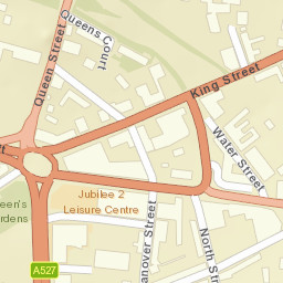 1 Brunswick Street, Newcastle, Staffordshire Street Map