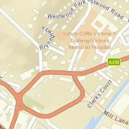 Red Bank, Welshpool, Powys SY21, UK Street Map