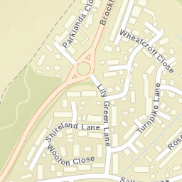 Brockhill Dr, Redditch, Worcestershire B97, UK Street Map