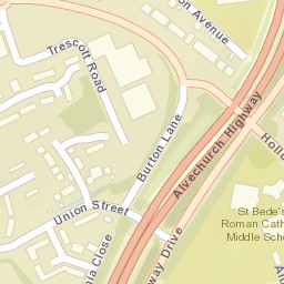 Burton Ln, Redditch, Worcestershire B98, UK Street Map