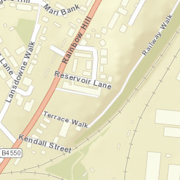 55 Rainbow Hill, Worcester, Worcestershire WR3 8NF, UK Street Map