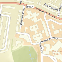 134 Linksview Crescent, Worcester WR5, UK Street Map