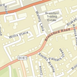 Smiths Avenue, Worcester WR2, UK Street Map