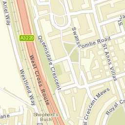 White City, London, Greater London W12 7SL, UK Street Map