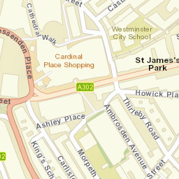 124 Victoria St, Westminster, London, Greater London SW1E 5LA Street Map