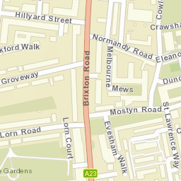 253 Brixton Road, London, Greater London Street Map