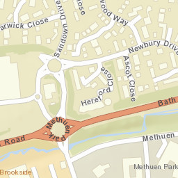 Sandown Dr, Chippenham, Wiltshire SN14, UK Street Map