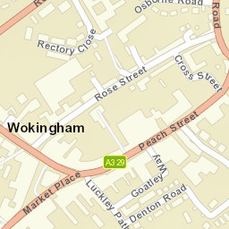 Market Square, Wokingham RG40, UK Street Map