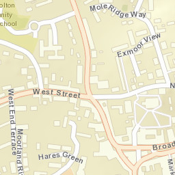 Broad Street the Square, South Molton Street Map