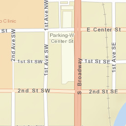 99 2nd Avenue Southwest, Rochester Street Map
