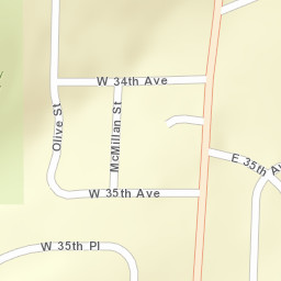 1-49 East 35th Avenue, Eugene, OR 97405 Street Map