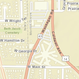 8401-8599 N Caldwell Ave, Niles, IL 60714 Street Map