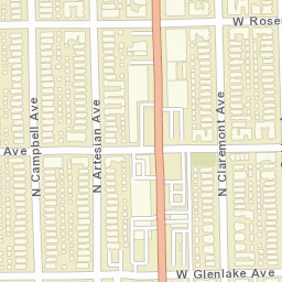 2323 W Granville Ave, Chicago, IL 60659 Street Map