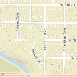 627 W 1st St, Loveland, CO 80537 Street Map