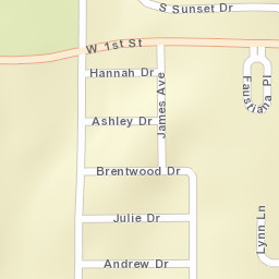 1130 W 1st St, Maryville, MO 64468, USA Street Map