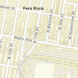 5832-5898 N 11th St, Philadelphia, PA Street Map
