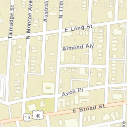 122 N Monroe Ave, Columbus, OH 43203, Street Map