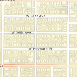 3370-3398 West 30th Avenue, Denver, CO Street Map