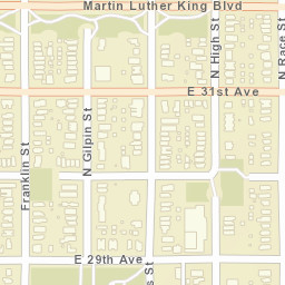 1751-1799 East 31st Avenue, Denver, CO Street Map