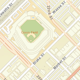 1527-1575 20th Street, Denver, CO Street Map