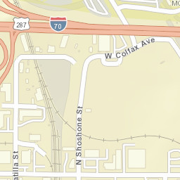 West Colfax Avenue Denver CO 80204 Street Map