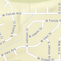 9628-9658 West Oregon Place, Lakewood Street Map