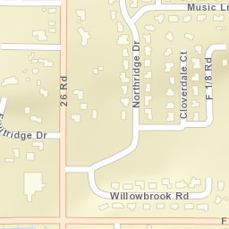 3001 Northridge Drive, Grand Junction, CO  Street Map