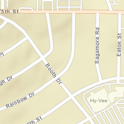 2304 W 76th St Prairie Village KS Street Map