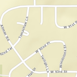 15214-15306 W 91st Pl, Lenexa, KS 66219 Street Map