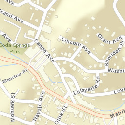 4 Canon Ave, Manitou Springs, CO 80829 Street Map