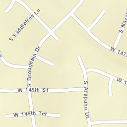 15828 W 147th Terrace, Olathe, KS 66062 Street Map