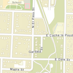 729 East Cache La Poudre Street Colorado Springs Street Map