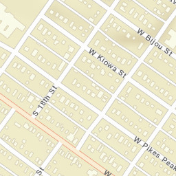 1753-1799 W Colorado Ave, Colorado Springs, CO  Street Map