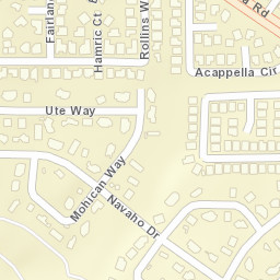3945-3949 Sierra Gold Dr Antelope Street Map