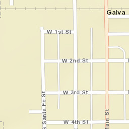 Main St, Galva, KS 67443 Street Map