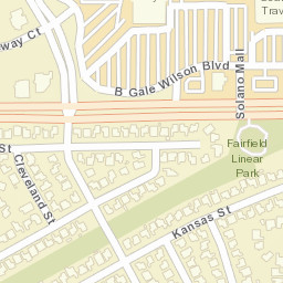 1443 Minnesota St Fairfield CA Street Map