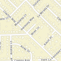 1837-1839 Granada Dr Concord CA Street Map