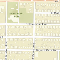 844 Bellemeade Avenue, Evansville, IN Street Map