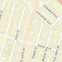 2400-2406 Standard St, San Pablo Street Map